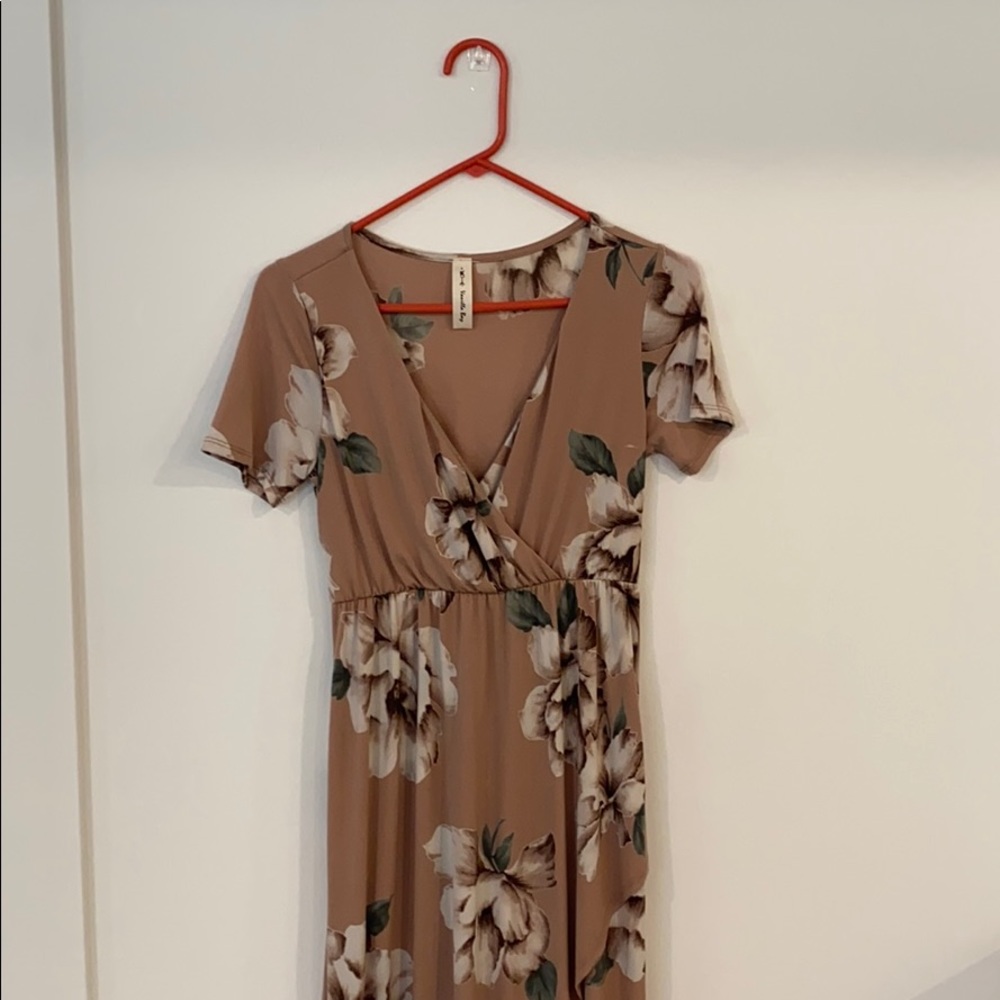 Faux wrap dress